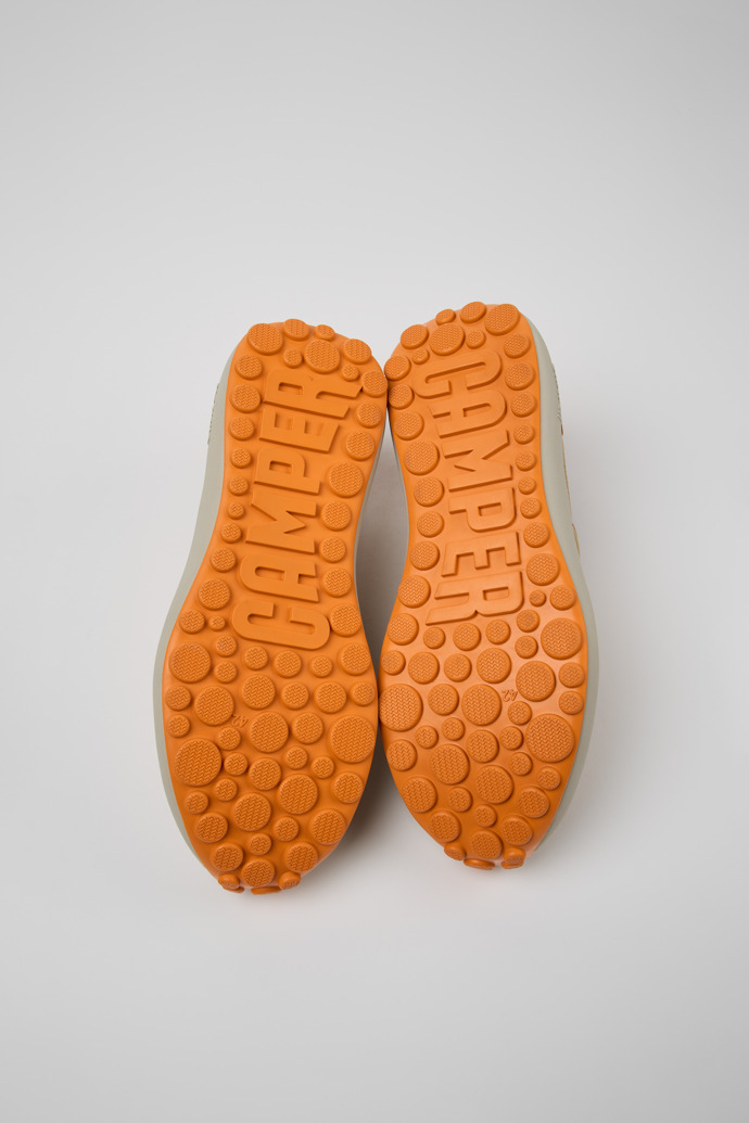 Camper Pelotas Athens - Mehrfarbiger Herrensneaker aus Recycling-PET und Nubukleder.