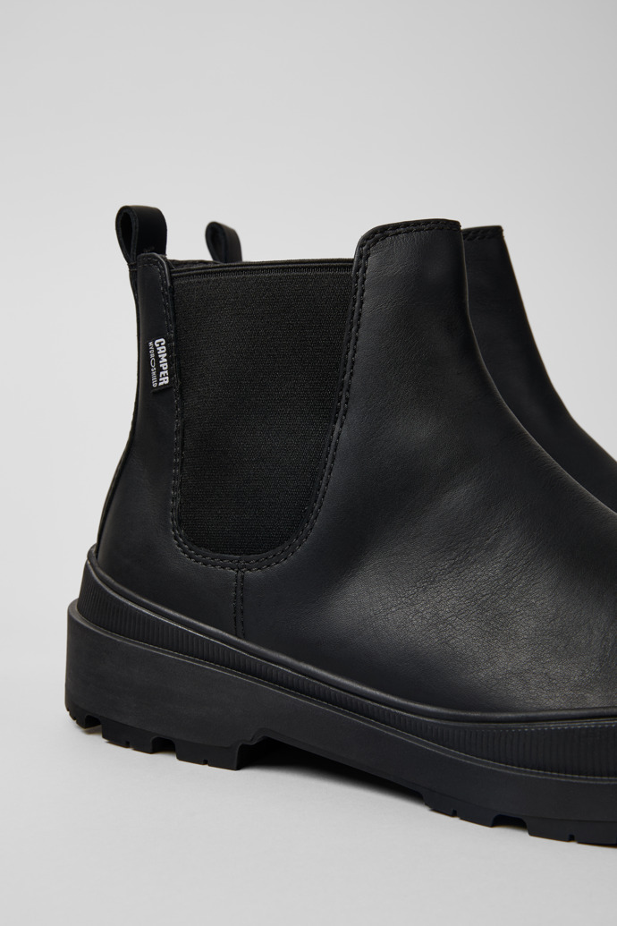 Camper Brutus Trek HYDROSHIELD® MICHELIN - Schwarze Herrenstiefelette aus Leder