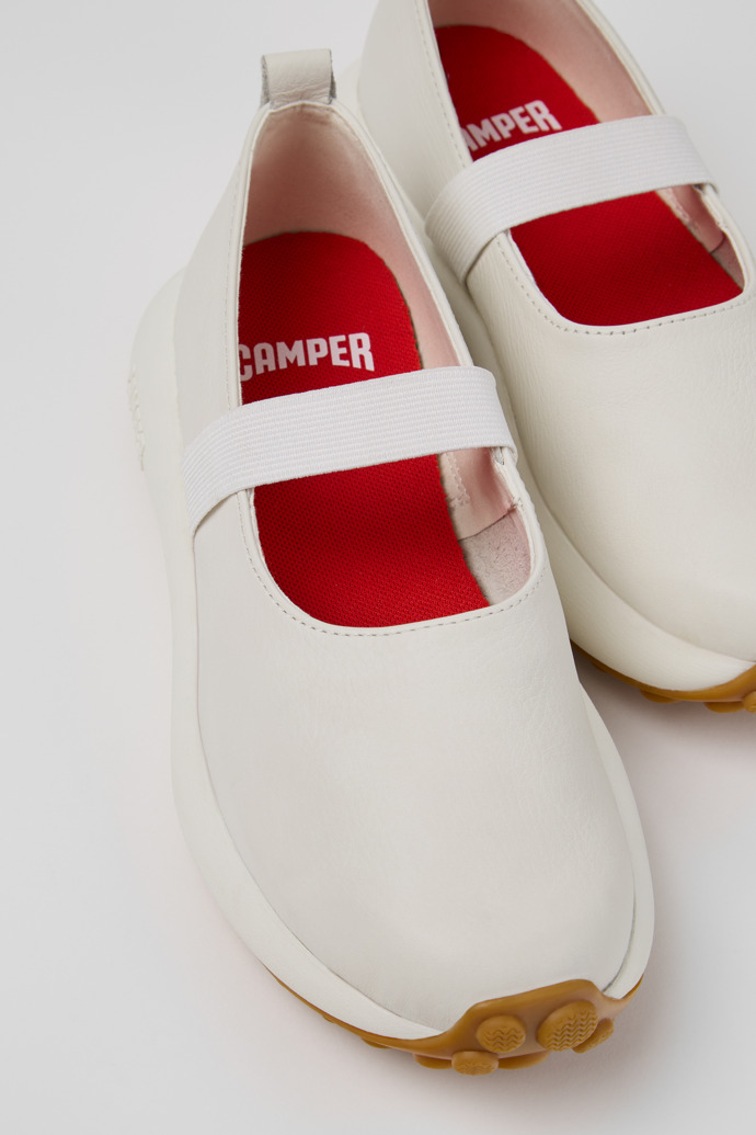 Camper Pelotas Athens - Weißer Ledersneaker für Damen.