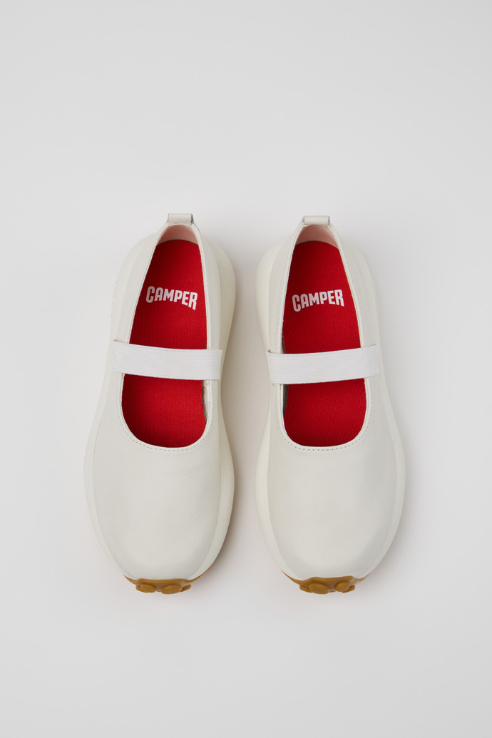 Camper Pelotas Athens - Weißer Ledersneaker für Damen.