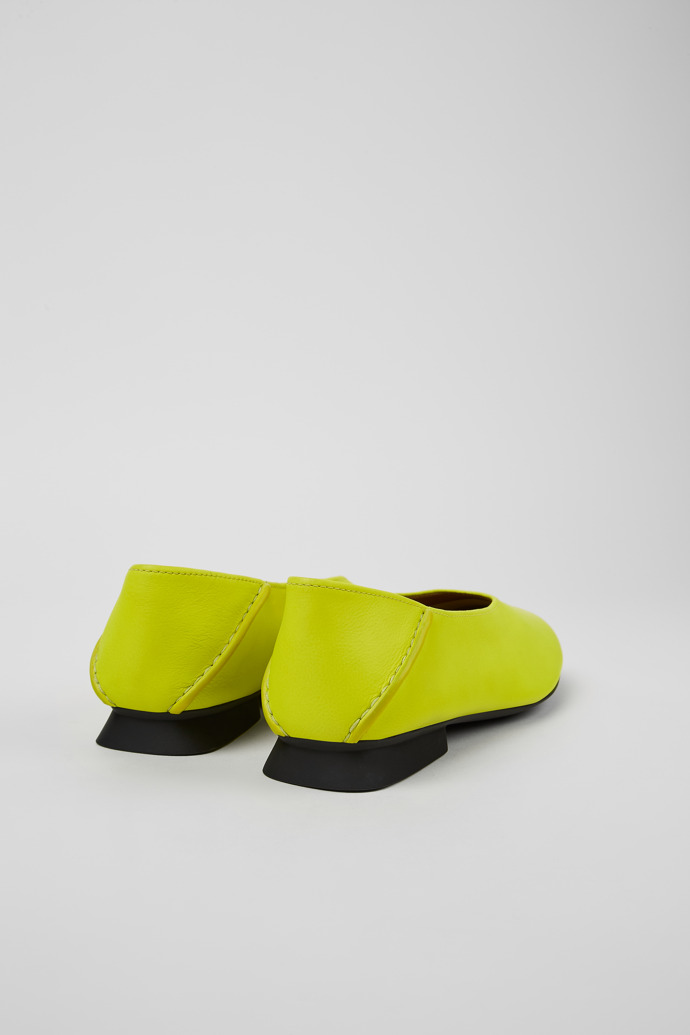 Camper Casi Myra - Gelbe Damenballerinas aus Leder