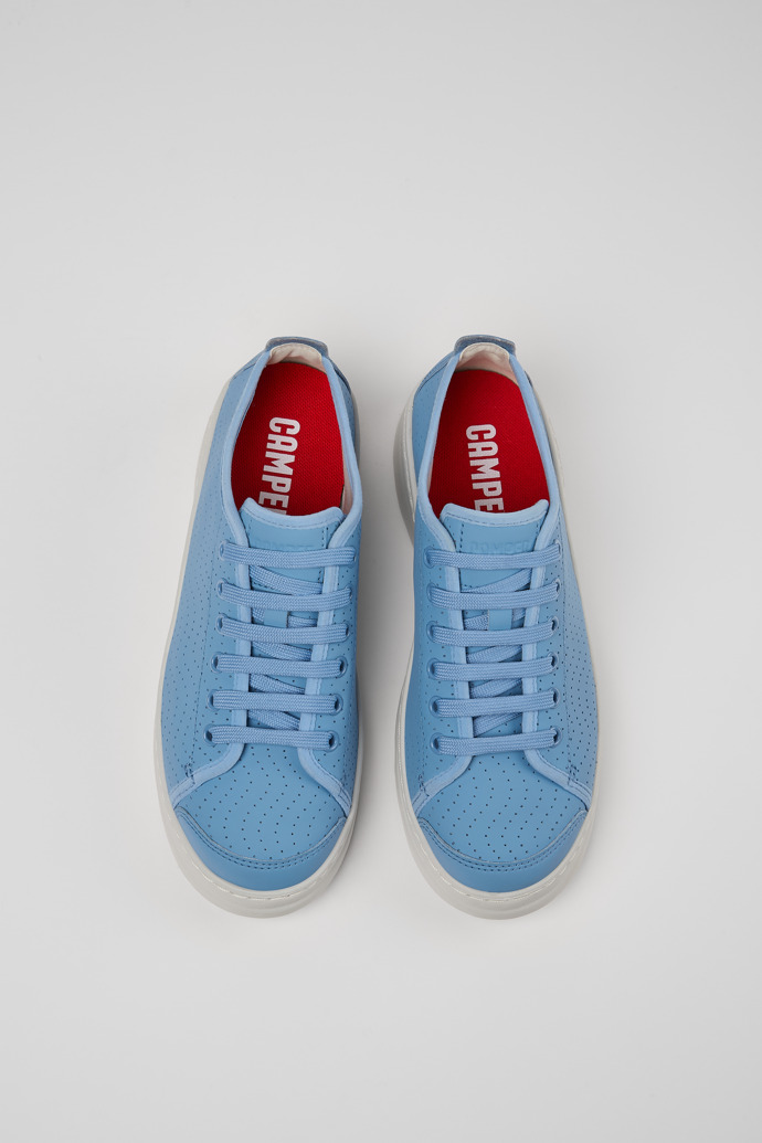 Camper Runner - Blauer Ledersneaker für Damen