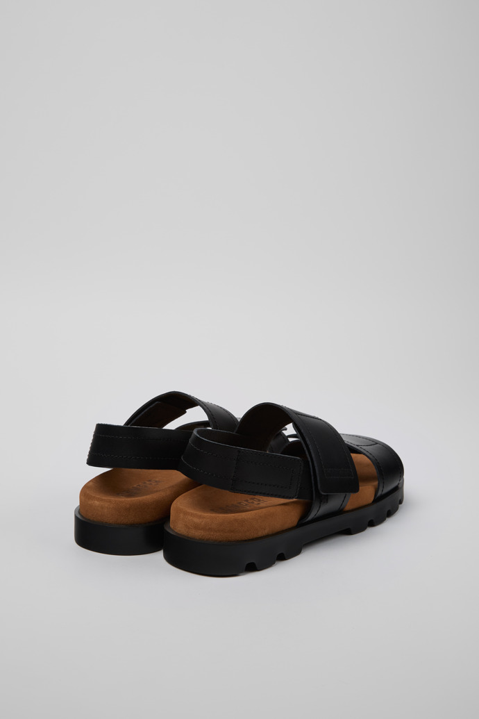 Camper Brutus Sandal - Schwarze Ledersandale für Damen.