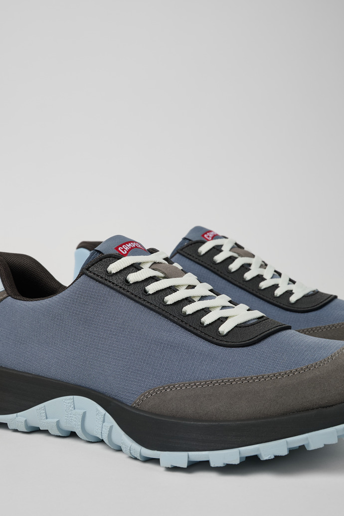 Camper Drift Trail VIBRAM - Grauer Herrensneaker aus Textil/Nubukleder