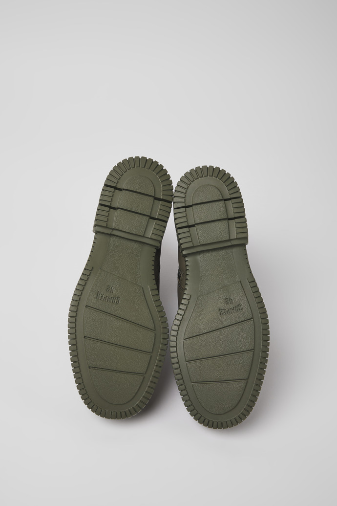 Camper Pix - Schwarz-grüne Herrenstiefelette aus Leder