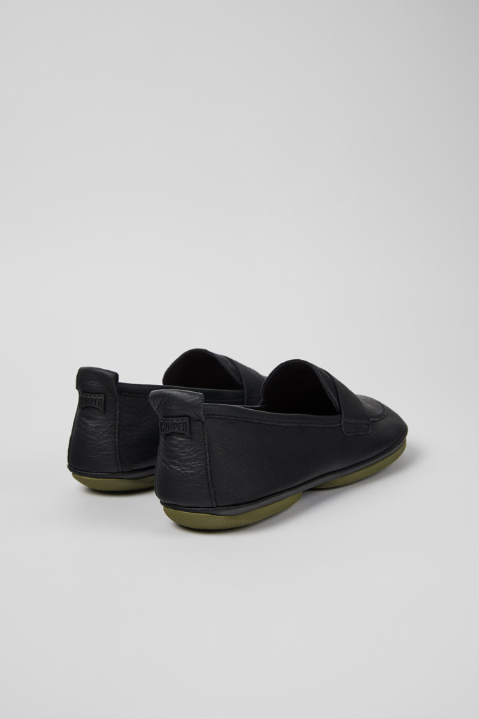 Camper Right - Schwarze Lederloafer für Damen
