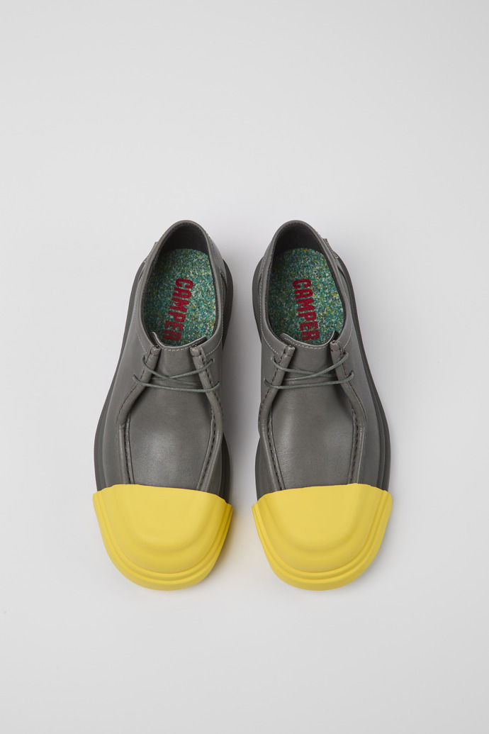 Camper Junction - Grauer Damenschuh aus verantwortungsvollem Leder