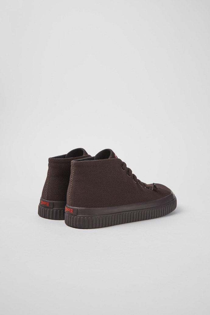 Camper Peu Roda - Weinrote Textilstiefel für Damen.