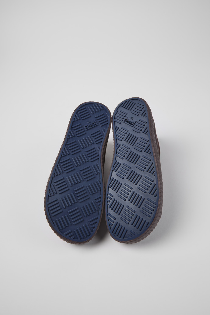Camper Peu Roda - Weinrote Textilstiefel für Damen.