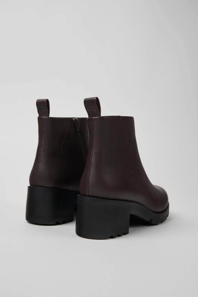 Camper Wanda - Braune Lederstiefelette für Damen.