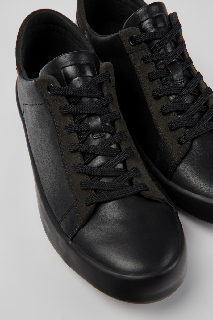 Camper Andratx - Schwarzer Herrensneaker aus Leder/Nubukleder