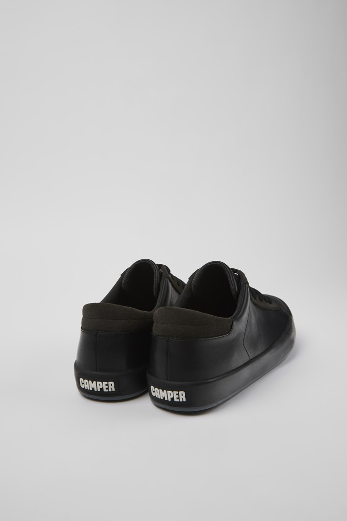 Camper Andratx - Schwarzer Herrensneaker aus Leder/Nubukleder