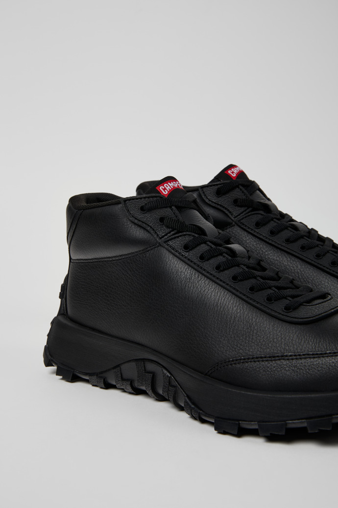 Camper Drift Trail - Schwarzer High-Top-Sneaker für Herren aus Leder.