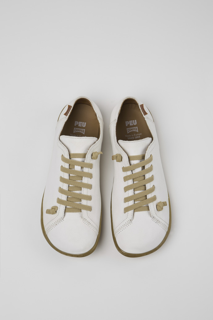 Camper Peu - Weißer Lederschuh für Damen