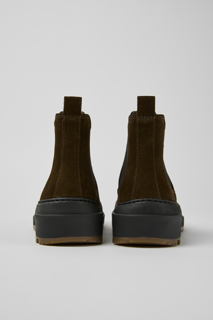 Camper Brutus Trek MICHELIN - Braune Damenstiefelette aus Nubukleder