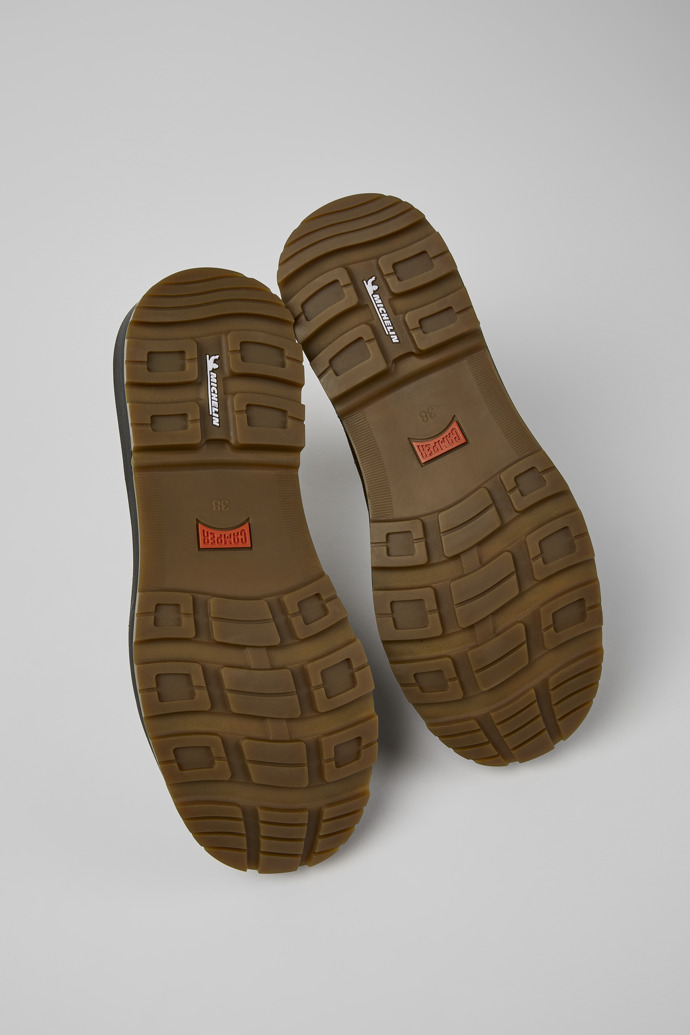 Camper Brutus Trek MICHELIN - Braune Damenstiefelette aus Nubukleder