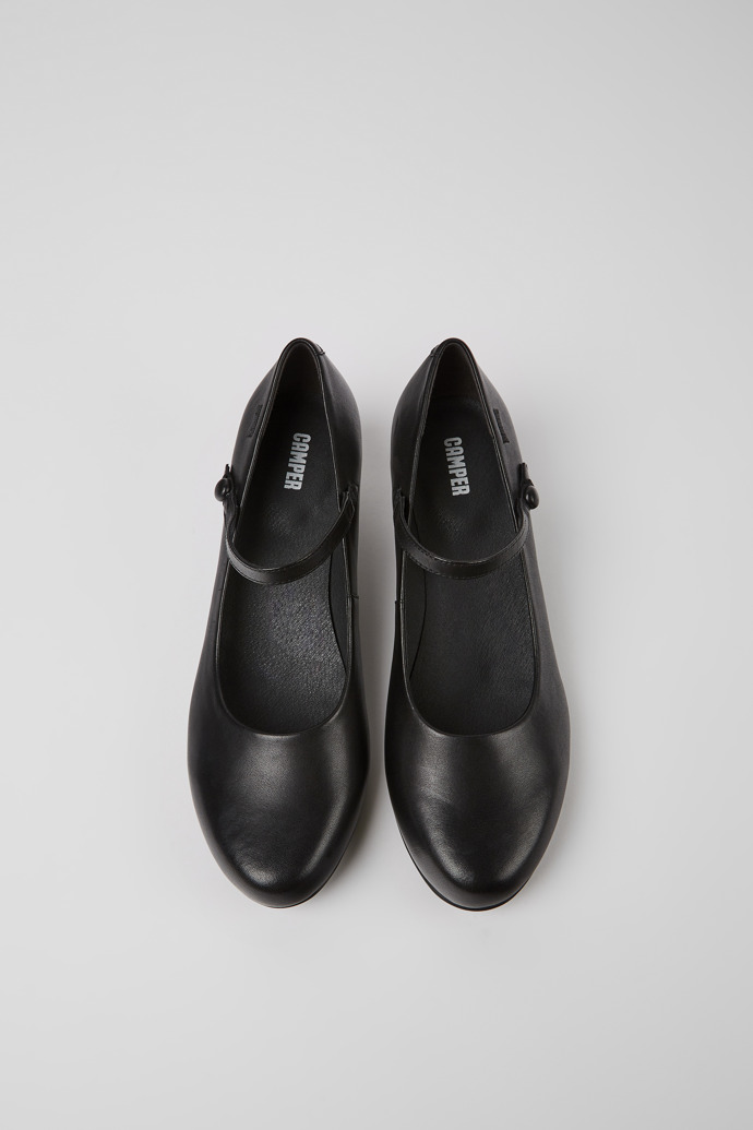 Camper Helena - Schwarzer Damenschuh aus Leder.
