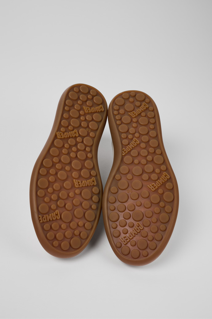 Camper Pelotas Soller - Weißer Damensneaker aus Leder.