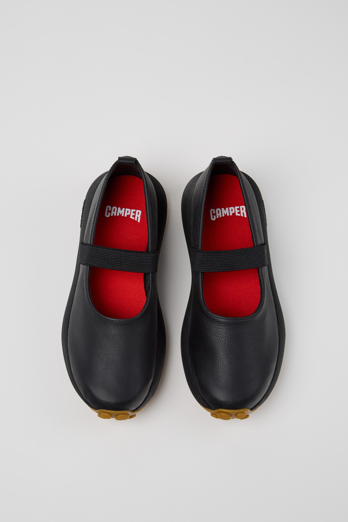 Camper Pelotas Athens - Schwarzer Damensneaker aus Leder.