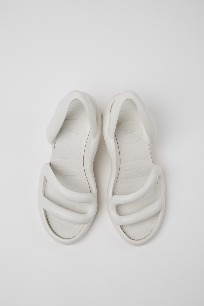 Camper Kobarah - Weiße Unisex-Sandale.