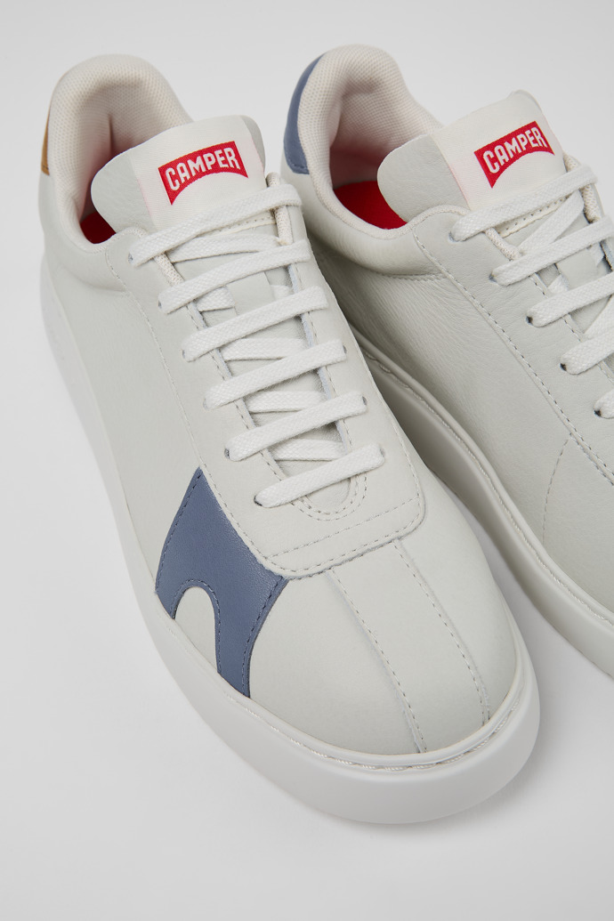 Camper Twins - Weiße Ledersneaker für Damen