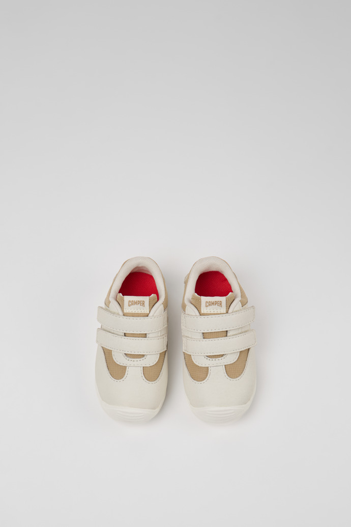 Camper Dadda - Mehrfarbige Kindersneaker aus Leder und Textil.