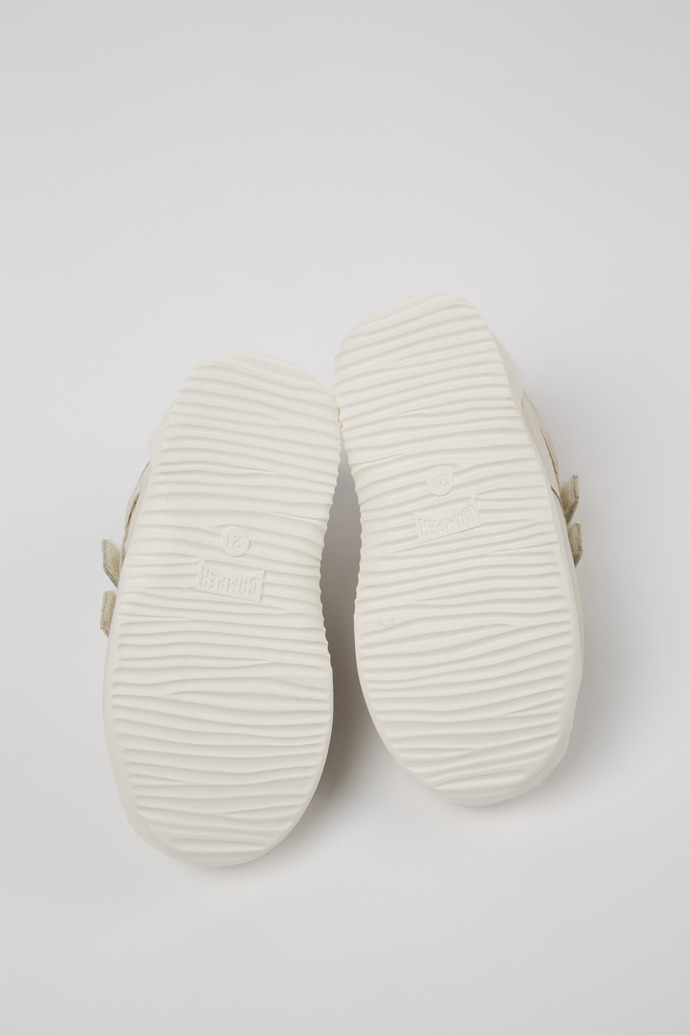 Camper Dadda - Mehrfarbige Kindersneaker aus Leder und Textil.