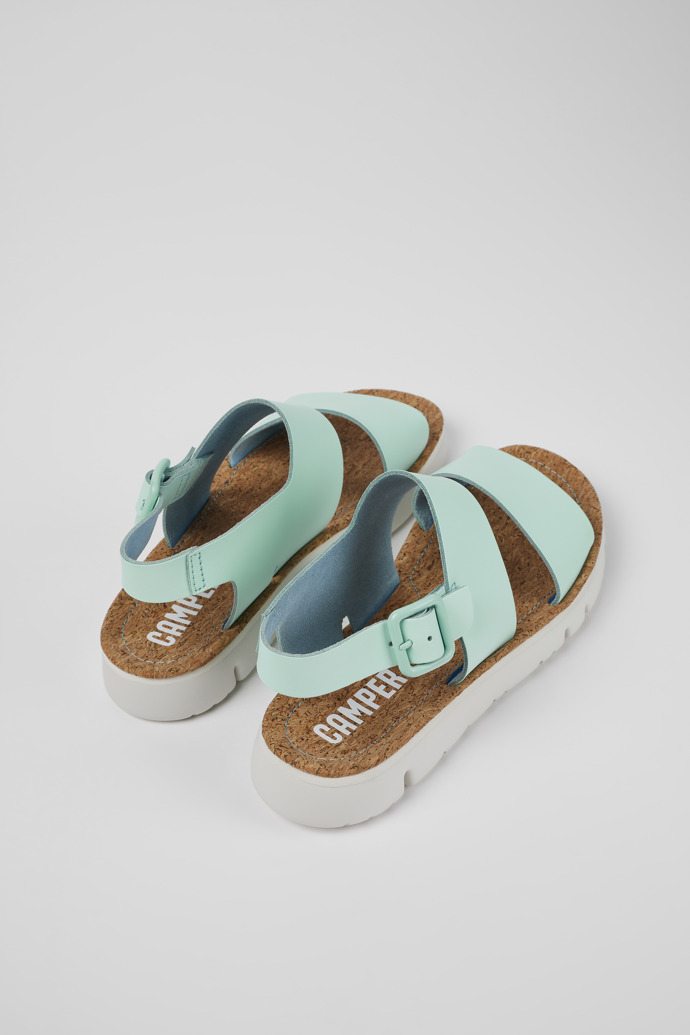Camper Oruga - Blaue Ledersandalen für Damen