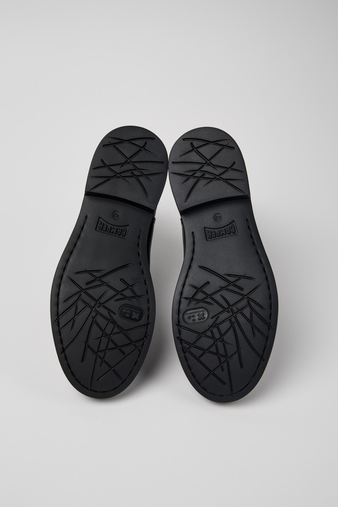 Camper Dean - Schwarze Herrenstiefelette aus Leder.