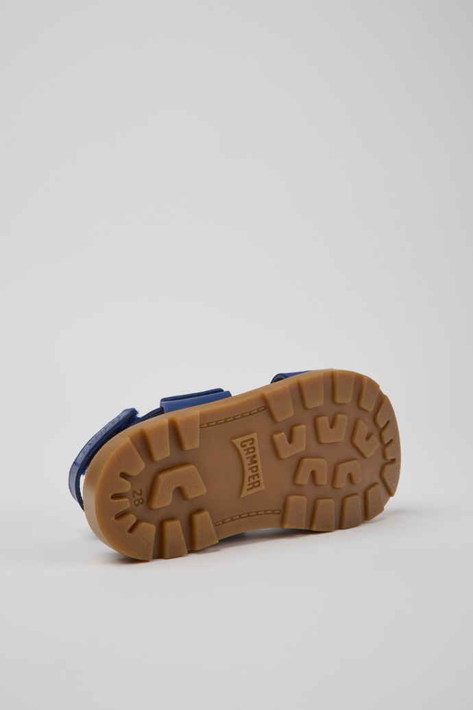 Camper Brutus Sandal - Blaue Kindersandale aus Leder