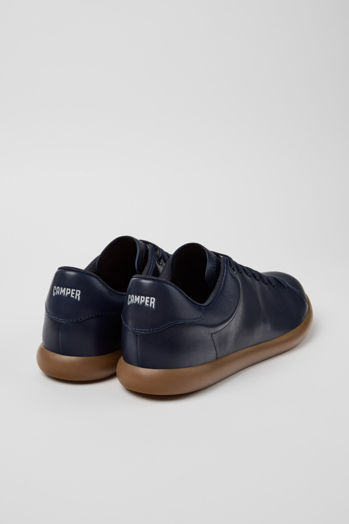Camper Pelotas Soller - Blauer Herrensneaker aus Leder.
