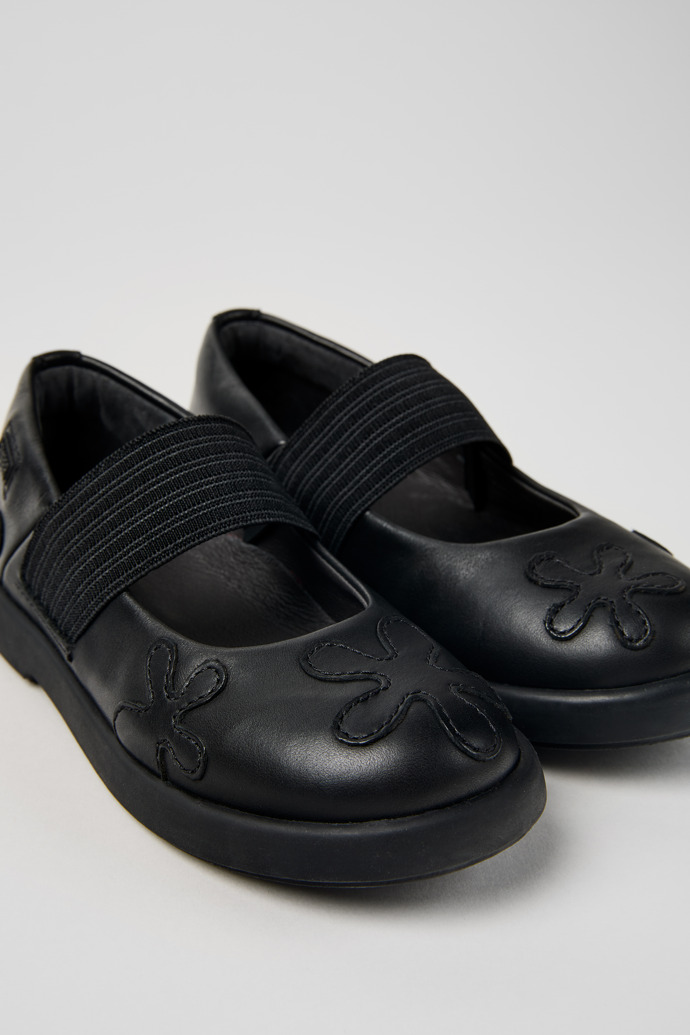 Camper Twins - Schwarzer Kinderschuh aus Leder