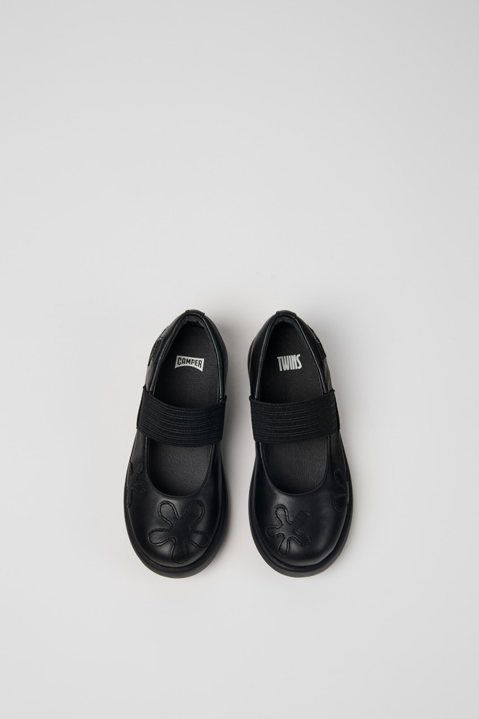Camper Twins - Schwarzer Kinderschuh aus Leder