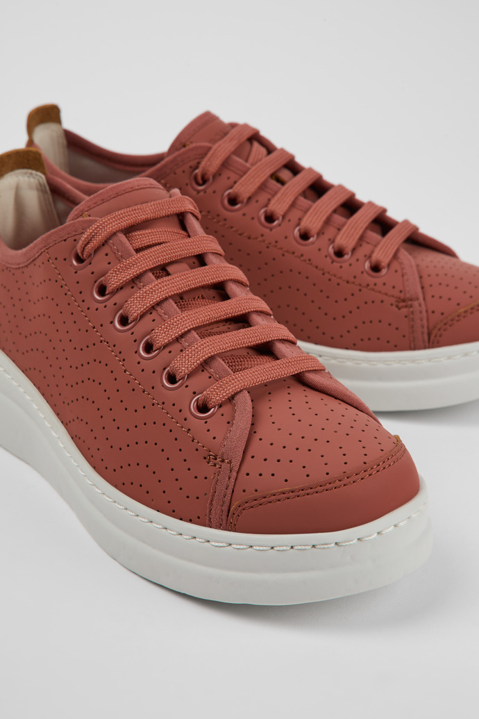 Camper Runner - Roter Ledersneaker für Damen