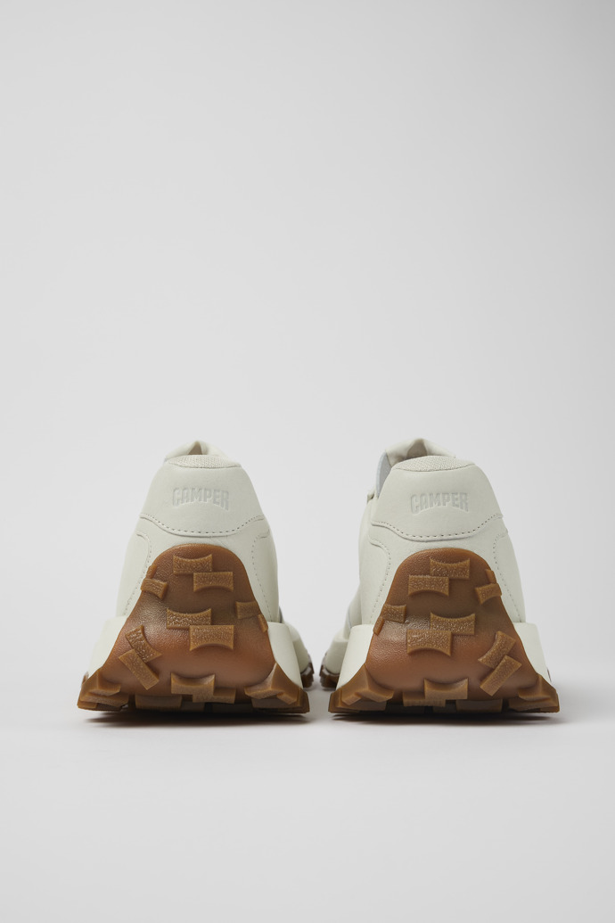 Camper Drift Trail - Weißer Herrensneaker aus Leder.