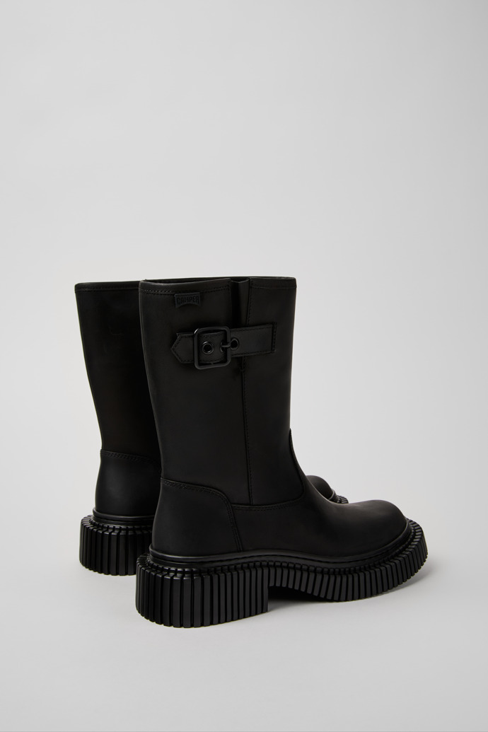 Camper Pix Berlin - Schwarze Stiefeletten aus Nubukleder für Damen.