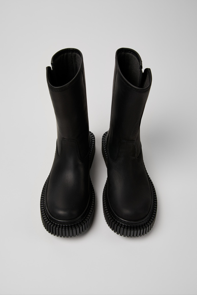 Camper Pix Berlin - Schwarze Stiefeletten aus Nubukleder für Damen.