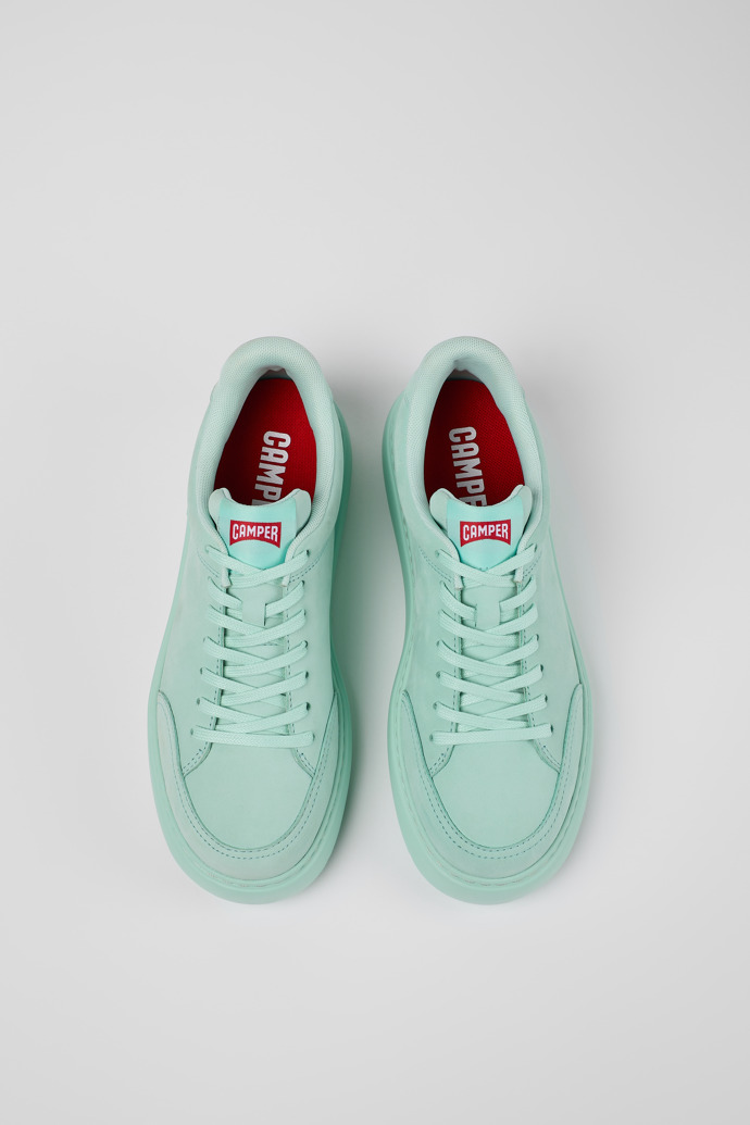 Camper Runner K21 - Blaue Damensneaker aus Nubukleder
