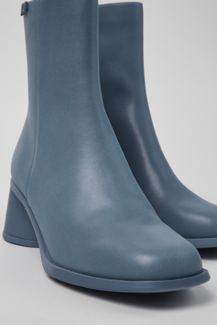 Camper Kiara - Grauer Damenstiefel aus Leder