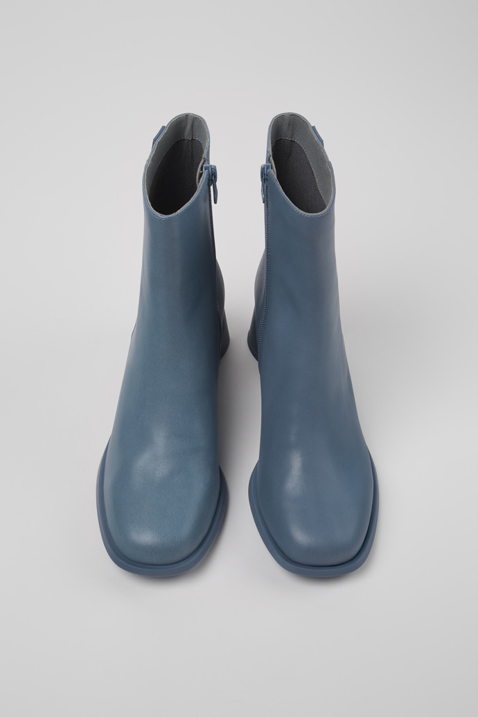 Camper Kiara - Grauer Damenstiefel aus Leder