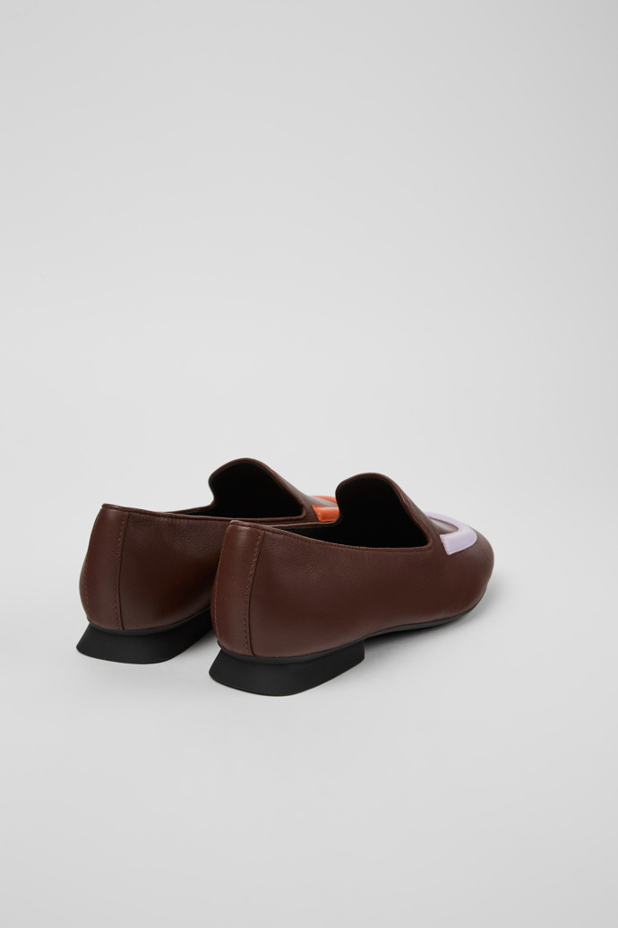 Camper Twins - Braune Damenballerinas aus Leder