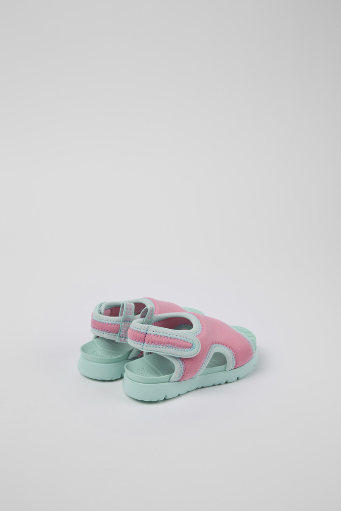 Camper Oruga - Rosafarbene Textilsandalen