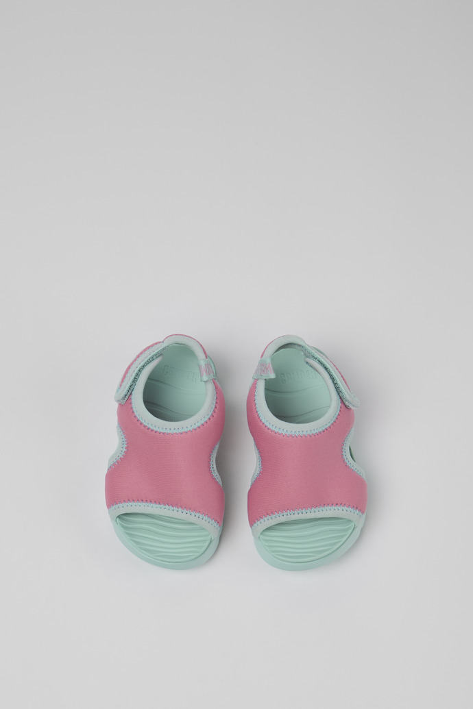 Camper Oruga - Rosafarbene Textilsandalen