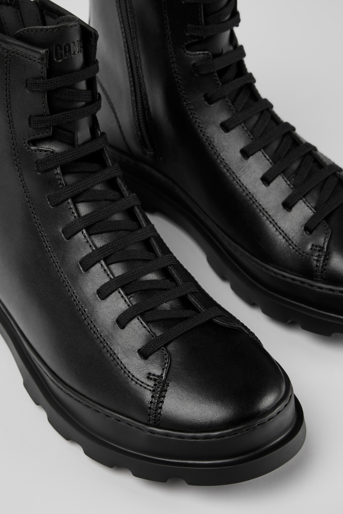 Camper Brutus - Schwarzer Herrenstiefel aus Leder.