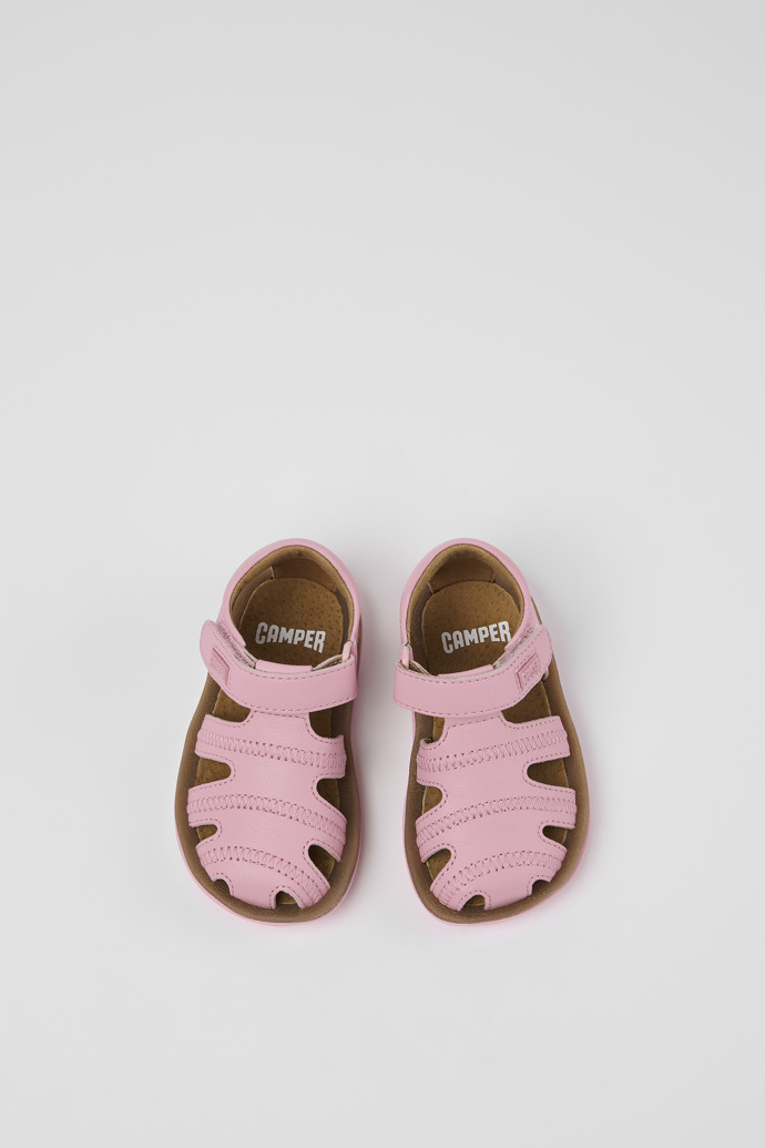 Camper Bicho - Rosafarbene Ledersandalen