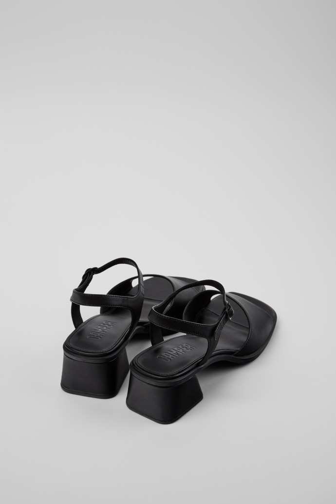 Camper Kora Sandal - Schwarze Ledersandale für Damen.