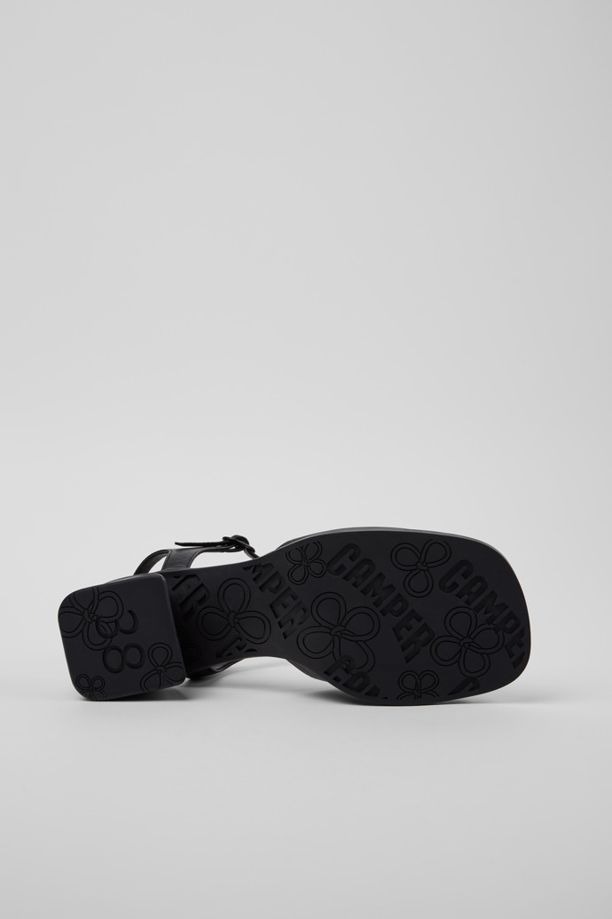 Camper Kora Sandal - Schwarze Ledersandale für Damen.
