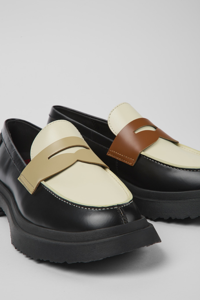 Camper Twins - Mehrfarbiger Damenloafer aus Leder
