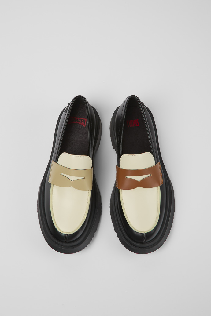 Camper Twins - Mehrfarbiger Damenloafer aus Leder