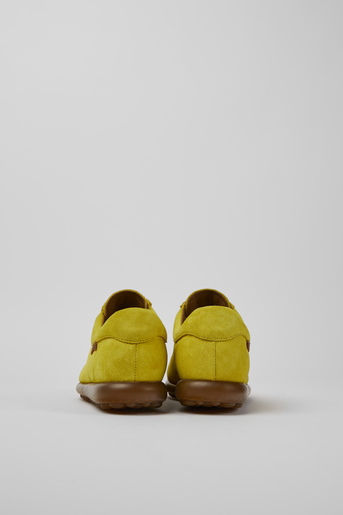 Camper Pelotas - Gelber Damensneaker aus Nubukleder